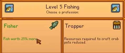 stardew valley level 5 fishing best choice.